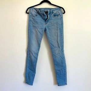 Light wash jeans
